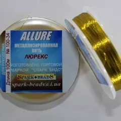 Нитка люрекс Allure №34. Золото.
                , (арт. 17596)