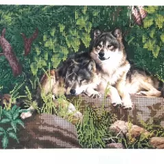 Схема "Волки. Отдых" БАЗ-151
                , (арт. 15856)