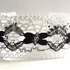 Мереживо біло-чорне 7050//67W187
                , (арт. 15309)