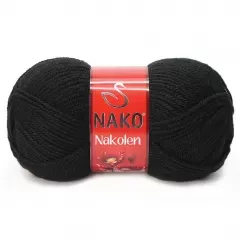 Пряжа Nako Nakolen. Черный
                , (арт. 14518)