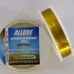 Нитка люрекс Allure №14. Золото Бронзове
                , (арт. 17595)