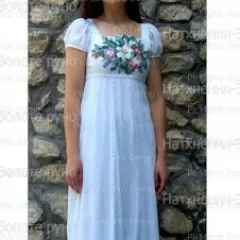 Женское платье «Украиночка» с ручной вышивкой