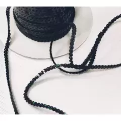 Паєтки метражні 3 мм чорні
                , (арт. 19052)