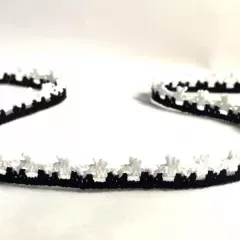 Мереживо біло-чорне 3698/13К287
                , (арт. 15771)