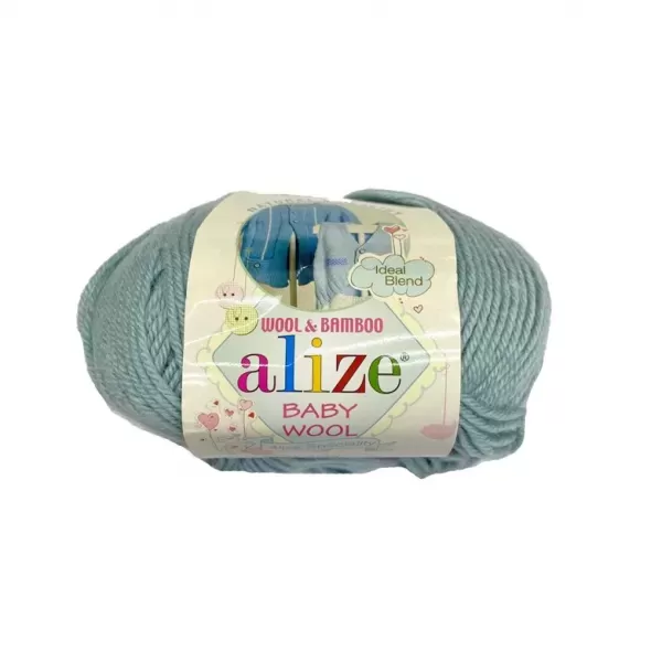 Пряжа Alize Baby Wool #114 Блакитний  (арт. 19340) | Фото 1