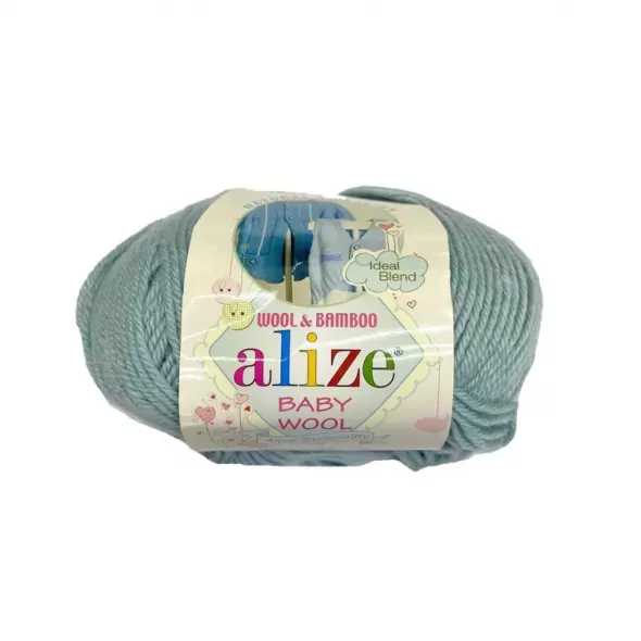 Пряжа Alize Baby Wool # 114 Голубой  (арт. 19340) | Фото 1