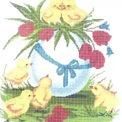 Пасхальний рушник для вишивки бісером Р-00018
                