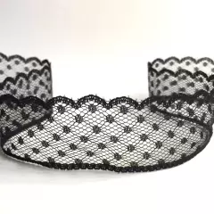 Мереживо гіпюрове чорне 2738
                , (арт. 11903)