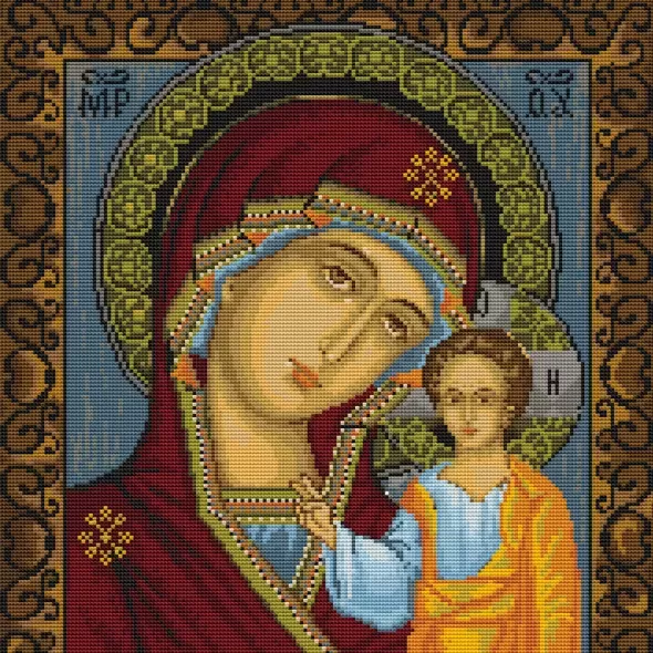 Набір для вишивання Казанська Божа Матір  (арт. B436) | Фото 2