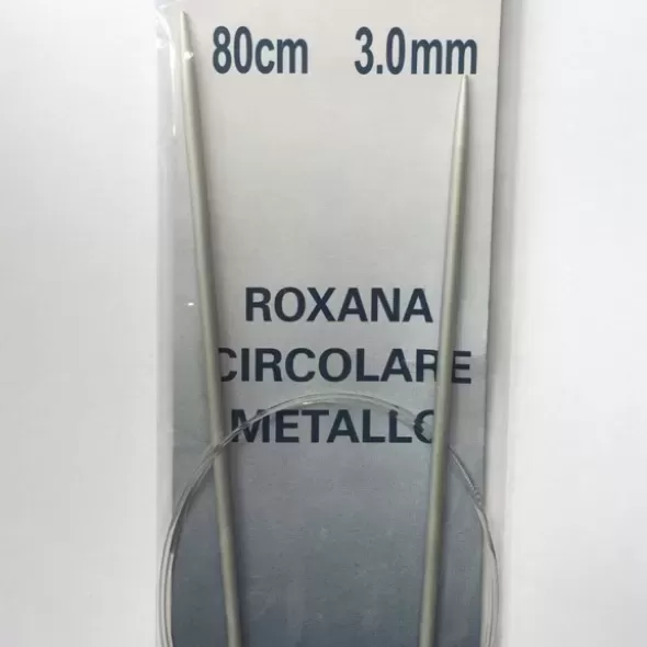 Спиці в'язальні "Roxana" 3.0mm (на жилці 80см) кругові спиці  (арт. 14798)