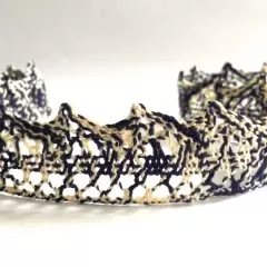 Мереживо синьо-бежеве 7273/30КМ38
                , (арт. 15307)