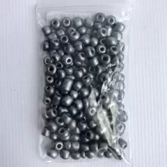 Бісер Китай 6/0. Сірий Метал
                , (арт. 17664)