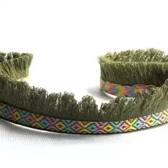 Тасьма з бахрамою. Хакі
                , (арт. 17927)