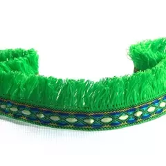 Тасьма з бахрамою. Зелена
                , (арт. 17923)