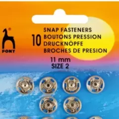 Кнопки одежные Pony (Индия)
                , (арт. 10799)