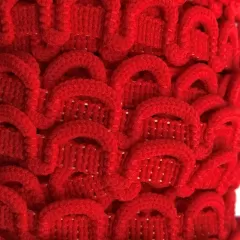 Декоративна червона резинка 2485