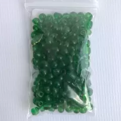 Бісер Китай 6/0. Зелений (прозорий)
                , (арт. 17663)
