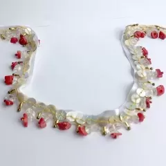 Декоративна тасьма з коралом
                , (арт. 13565)