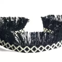 Тасьма з бахрамою. Чорна
                , (арт. 17926)