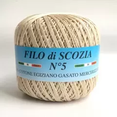 Пряжа Filo di Scozia №5.Бежевый №2140
                , (арт. 18233)