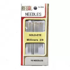 Набор игл "Regal needles" с золотым ушком 3/9
                , (арт. 19108)