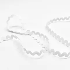 Тасьма в'юнок білий еластичний
                , (арт. 19386)