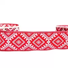 Тасьма декоративна червоно-чорна 16-30/30960
                , (арт. 17723)