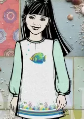 Схема дитячої сорочки  071606- П
                , (арт. 15025)