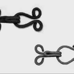 Гачок для верхнього одягу (чорний)
                , (арт. 10987)