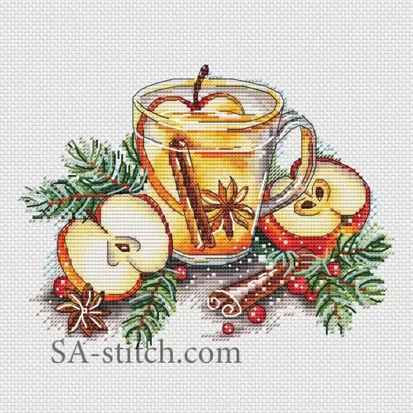 Набор для вышивки «Яблочный чай» А005  (арт. 17783) | Фото 2