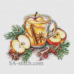 Набор для вышивки «Яблочный чай» А005