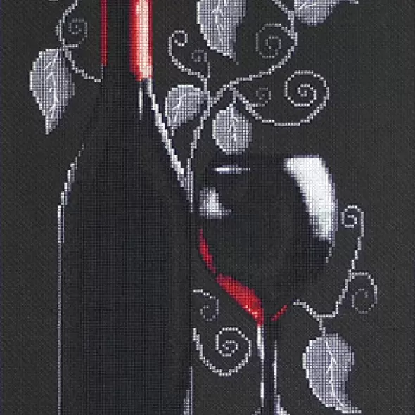 Картина Пляшка з вином  (арт. B2220)