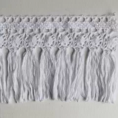 Бахрома  біла  D015-01
                , (арт. 13901)