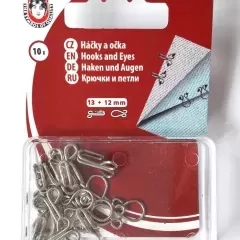 Крючки металлические пара 13 + 12мм (Kohinoor) 5904
                , (арт. 15183)