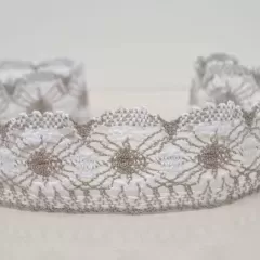 Мереживо льон+білий 7302/46k70
                , (арт. 11828)