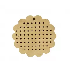 Заготовка деревянная под вышивания нитками. Цветок
                , (арт. 17358)