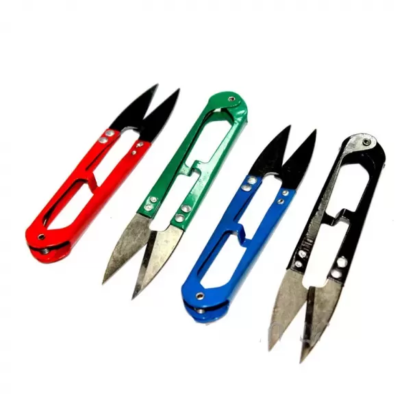 Ножиці швейні(Сніппери) 110мм для обрізки нитки, кольорові  (арт. 11492)