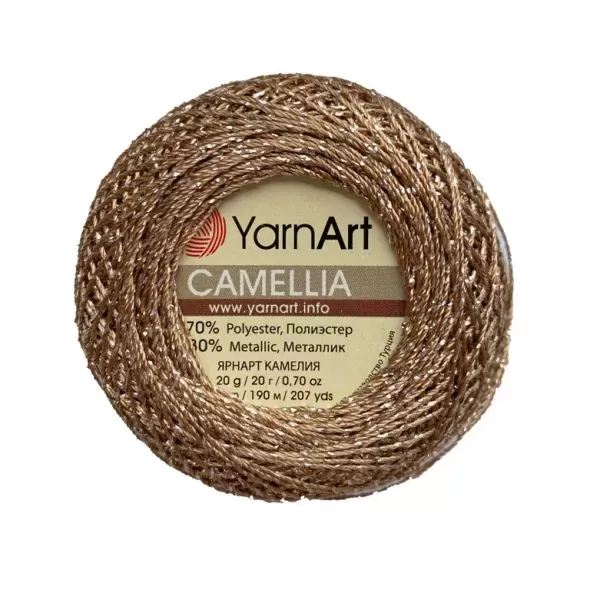 Пряжа YarnArt Camellia. Коричневый 429  (арт. 17479) | Фото 1