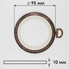 Пяльцы-рамка Nurge круглые каучуковые с петлей (230-1)
                , (арт. 19421)