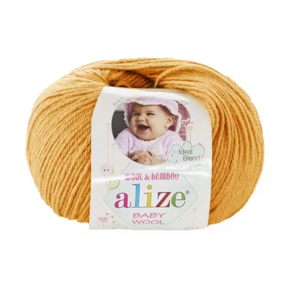 Пряжа Alize Baby Wool #14 Помаранчевий  (арт. 18491)