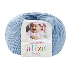Пряжа Alize Baby Wool #350 голубой
                , (арт. 19991)