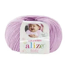Пряжа Alize Baby Wool # 672 Сиреневый
                , (арт. 19336)