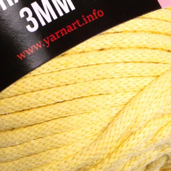 Пряжа  Macrame Cord 3mm #754 жовтий  (арт. 20214) | Фото 2