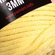 Пряжа Macrame Cord 3mm #754 жолтый  (арт. 20214) | Фото 2