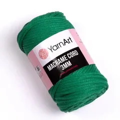 Пряжа  Macrame Cord 3mm #759 зелений
                , (арт. 20210)