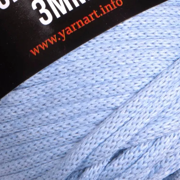 Пряжа Macrame Cord 3mm #760 голубой  (арт. 20213) | Фото 2