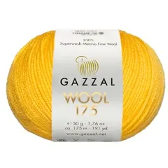 Пряжа Gazzal  Wool 175/312 жолтый
                , (арт. 20859)