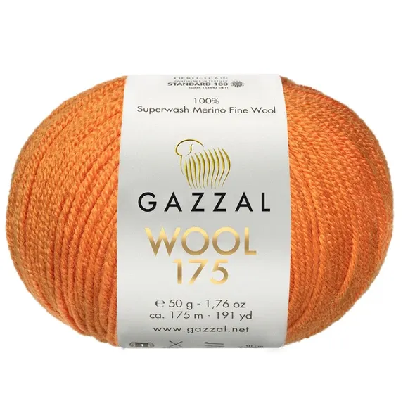 Пряжа Gazzal  Wool 175/316 рыжий  (арт. 20858) | Фото 1