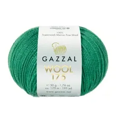 Пряжа Gazzal  Wool 175/319 изумрудный
                , (арт. 20861)