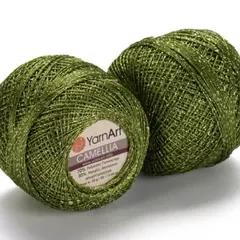 Пряжа YarnArt Camellia. оливка золото 420
                , (арт. 20792)